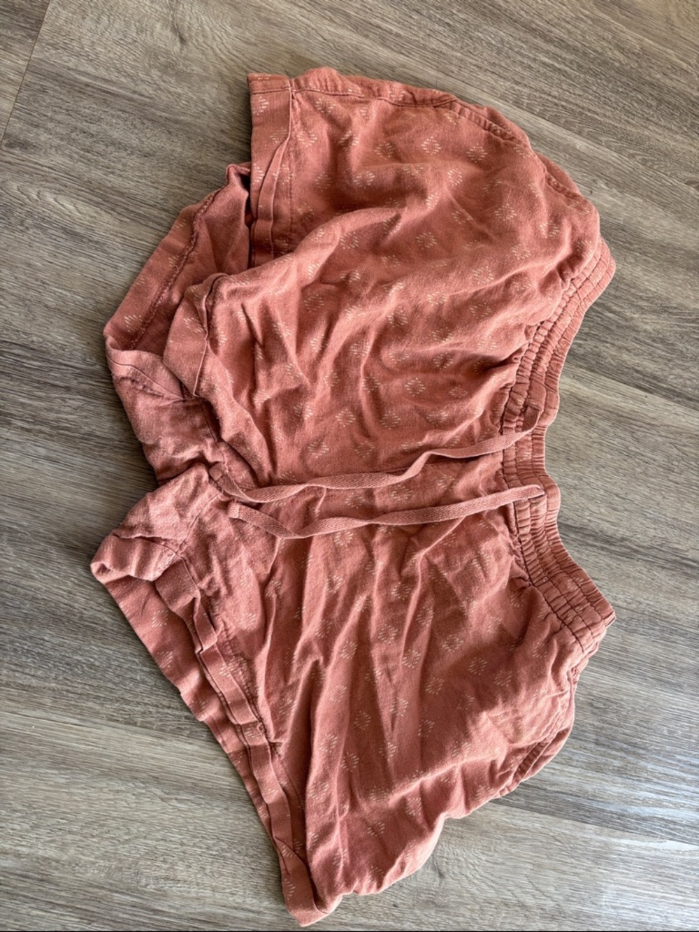 Old Navy Rust Drawstring Athletic Shorts